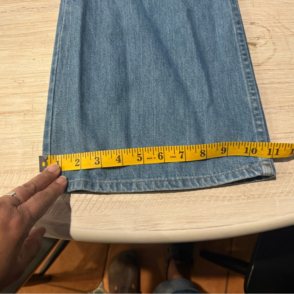 Women's Vintage 70s Levi's bell bottom trouser jeans - Picture 9 of 14